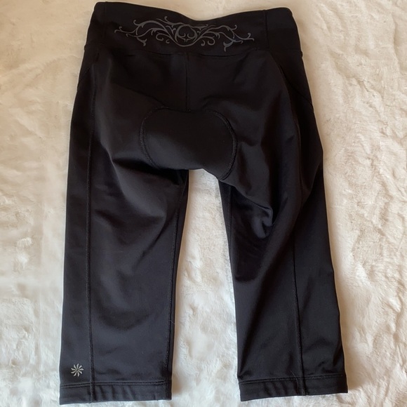 Athleta Black Cycling Shorts Spin Knicker Sz Small - Picture 2 of 11